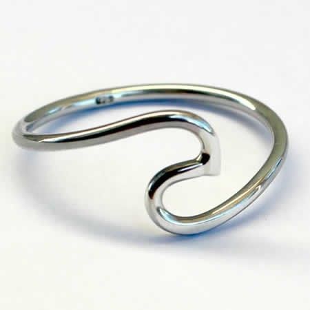 Silver Wave Ring