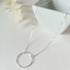 Circle of Life Necklace in Silver