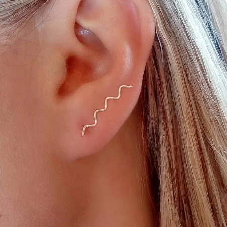 Zig Zag Climber Earrings