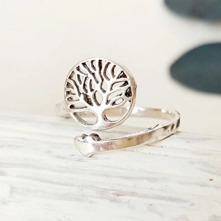 Tree of Life Silver Ring