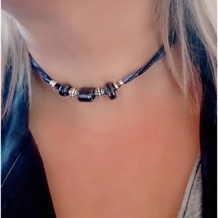collar nirvana azul