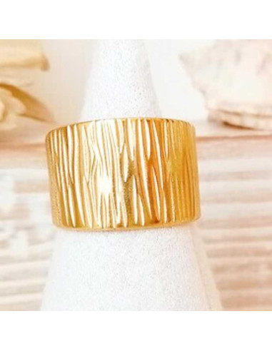 Aurora Gold Ring Stainles Steel