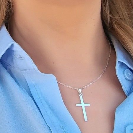 Cross Necklace in 925 sterling silver